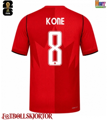 Kanada Ismael Kone #8 Hemmatröja VM 2026 Kortärmad